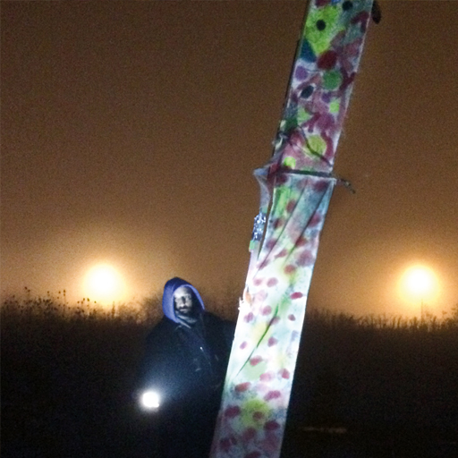 Manuel Pomar happening flag drapeau abstract contemporary art art contemporain