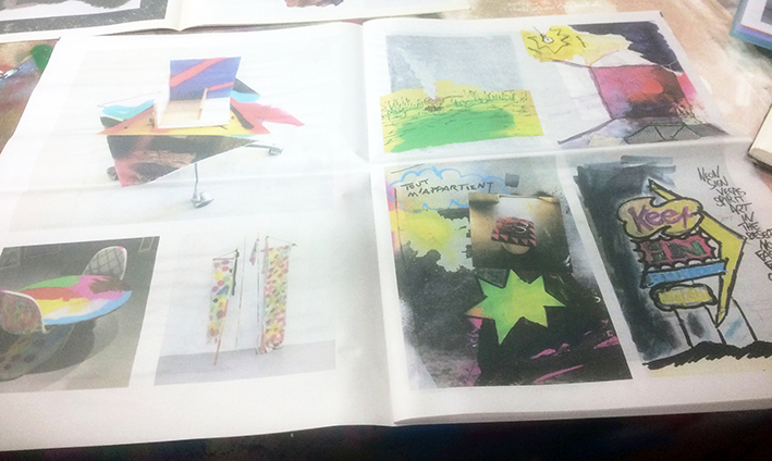 Manuel Pomar art contemporain pictures Picture photographie photography espace scénique display contemporary art Toulouse dérive amertume dessin histoire pop référence nature culture techniques mixtes image picture édition artist multiple postcard carte postale affiche slogan communication diffusion public art espace public journal papier journal newspaper