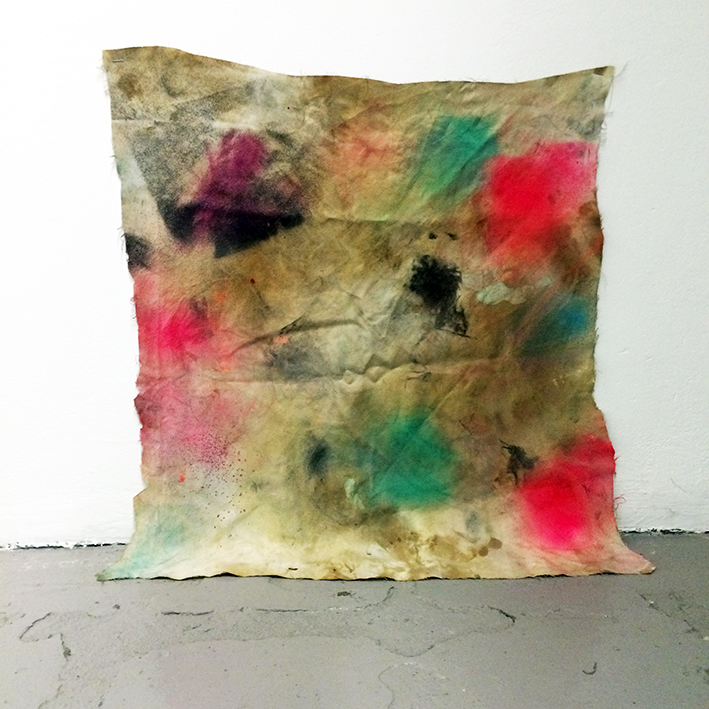 Manuel Pomar art contemporain contemporary art Toulouse dérive amertume dessin histoire pop référence nature culture peinture Golgotha Golgotha picnic théâtre Garonne peinture spray techniques mixtes mix media drawing image picture abstrait abstrait peinture painting