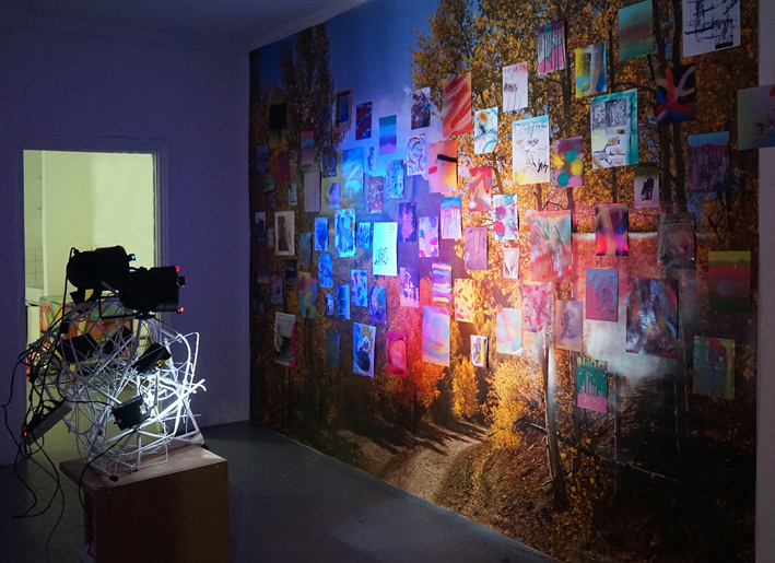 Manuel Pomar art contemporain contemporary art Toulouse dérive amertume dessin histoire pop référence nature culture peinture Golgotha Golgotha picnic théâtre Garonne peinture spray techniques mixtes mix media drawing image picture abstrait abstrait peinture painting