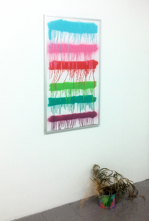 Manuel Pomar art contemporain contemporary art Toulouse dérive amertume dessin histoire pop référence nature culture peinture Golgotha Golgotha picnic théâtre Garonne peinture spray techniques mixtes mix media drawing image picture abstrait abstrait peinture painting spray gravité