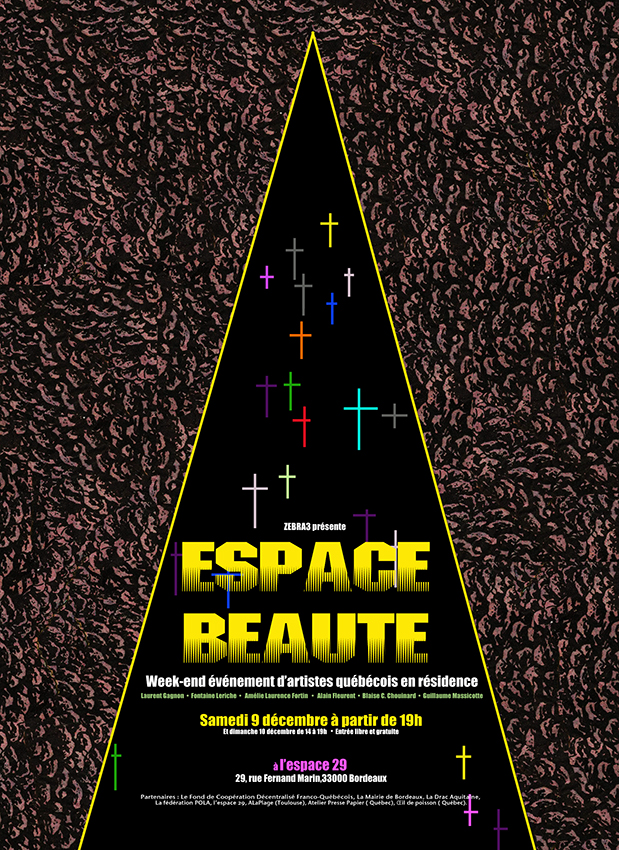 ALaPlage ALP le collectif art contemporain collectif d'artistes collective people vivons groupés alp le collectif alaplage Toulouse art contemporain contemporary art artist run space Occitanie années 90 nineties boulevard des Minimes fleuriste enseigne étudiants apprentis Québec Canada Zébra 3 Bordeaux collectif atelier résidence Espace Beauté